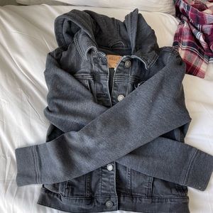 Black jean jacket